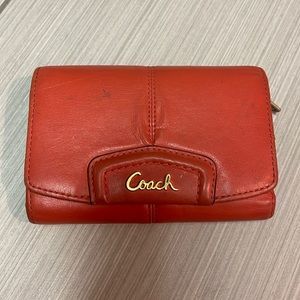 Coach leather wallet